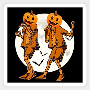 Halloween Costume For Singer Costume Gift For Pumpkin Halloween Lover Halloween Eve Celebration Sticker